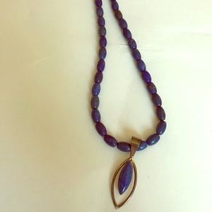 Blue Pendant Necklace